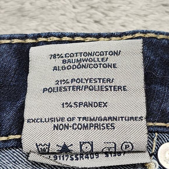 Silver Jeans Womens W36/L31 Blue Dark Wash Suki Jegging Low Rise Straight Leg - Picture 8 of 14